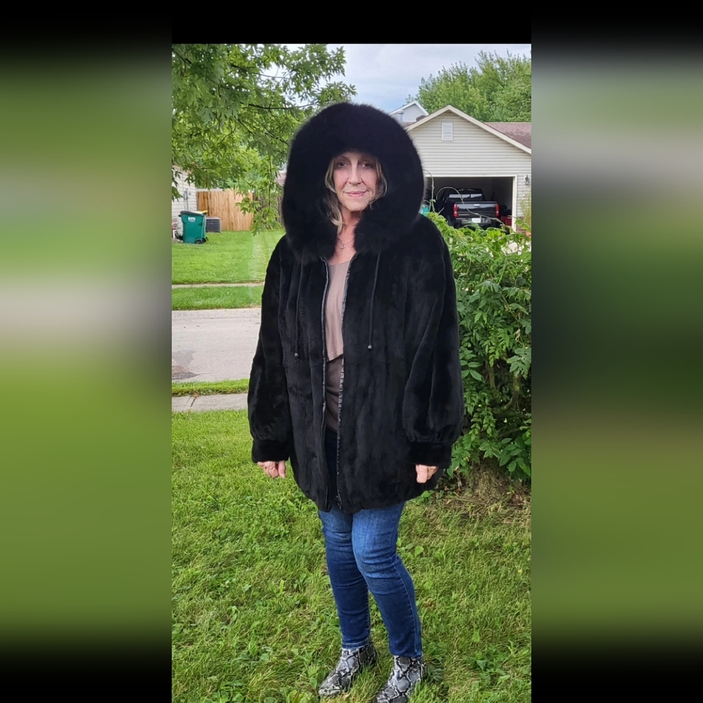 Black Mink Coat